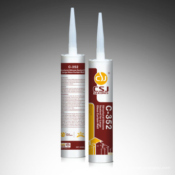 Csj Silicone Sealant para techo de vidrio, puertas de aleación de aluminio y accesorios de Windows.